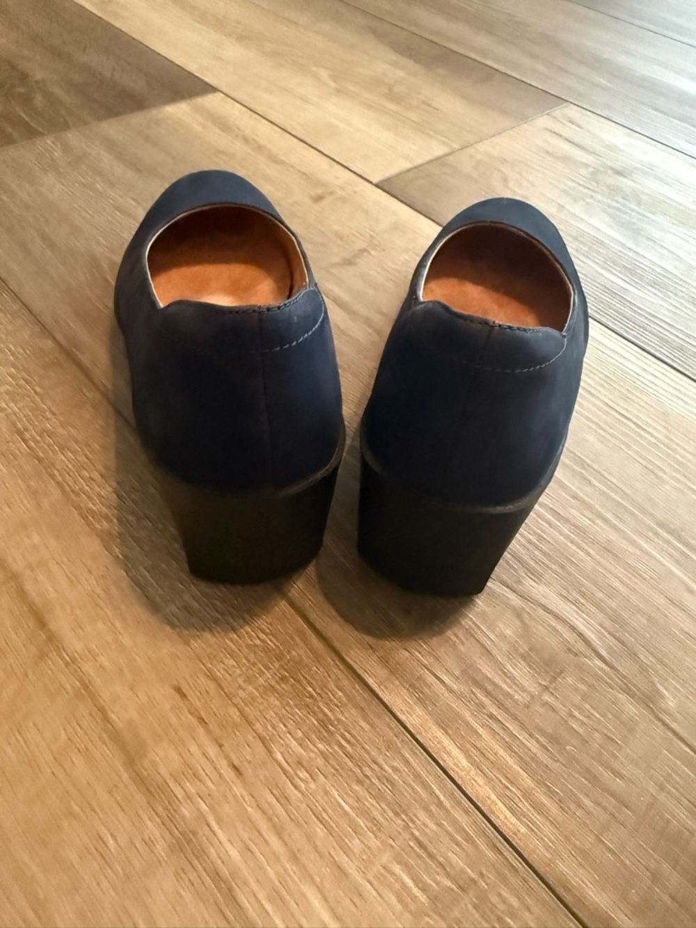 Navy Comfort Wedges for Women - Vionic - Picture 4 of 7